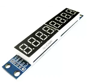 MAX7219 8-digit display module