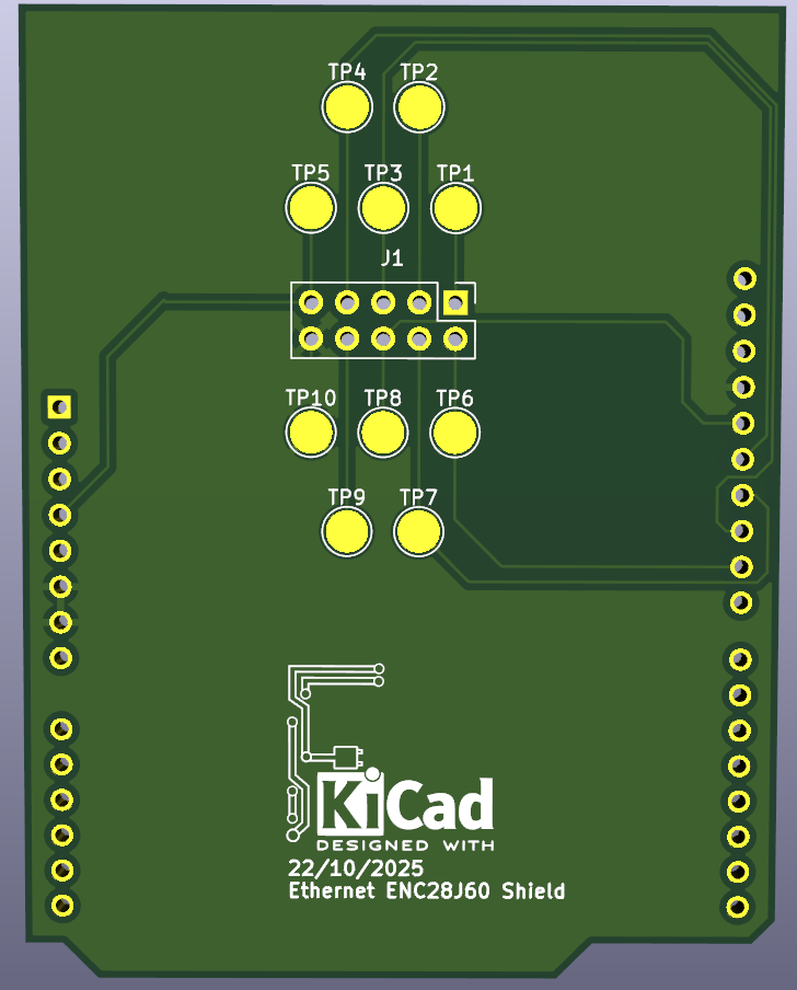 ENC28J60 Interface Board